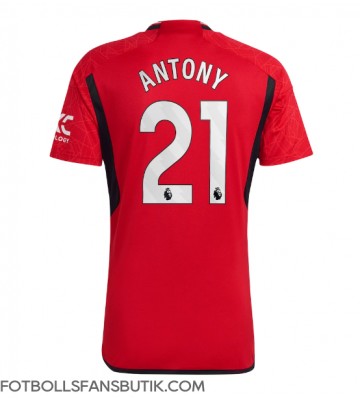 Manchester United Antony #21 Replika Hemmatröja 2023-24 Kortärmad